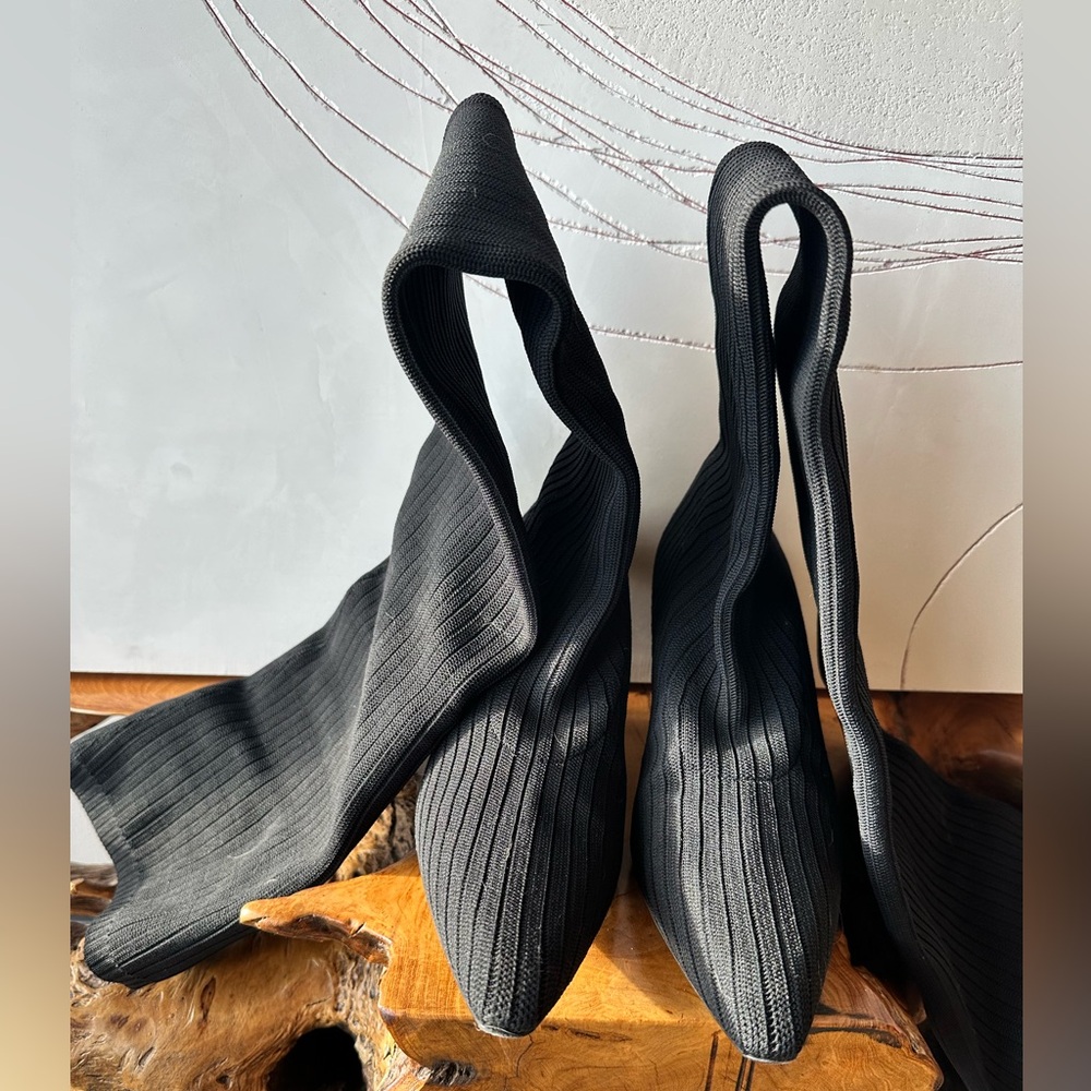 RUNWAY Dion Lee thigh high sock boots